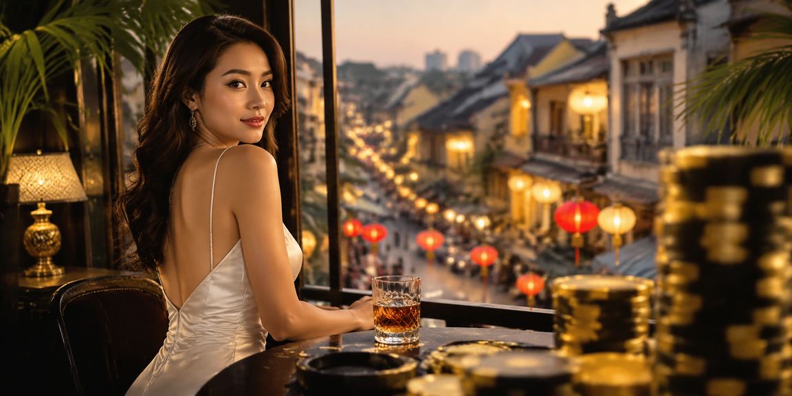 Người chơi tận hưởng trò chơi bài tại quán cà phê Hà Nội sau khi đăng nhập mbt7