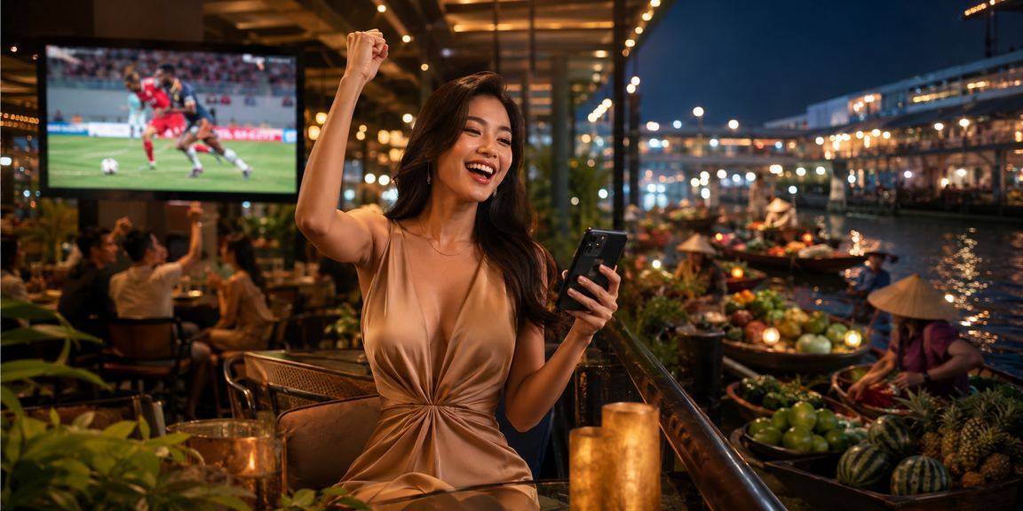 Người chơi tại vùng sông Mekong trải nghiệm casino trực tuyến trên điện thoại di động